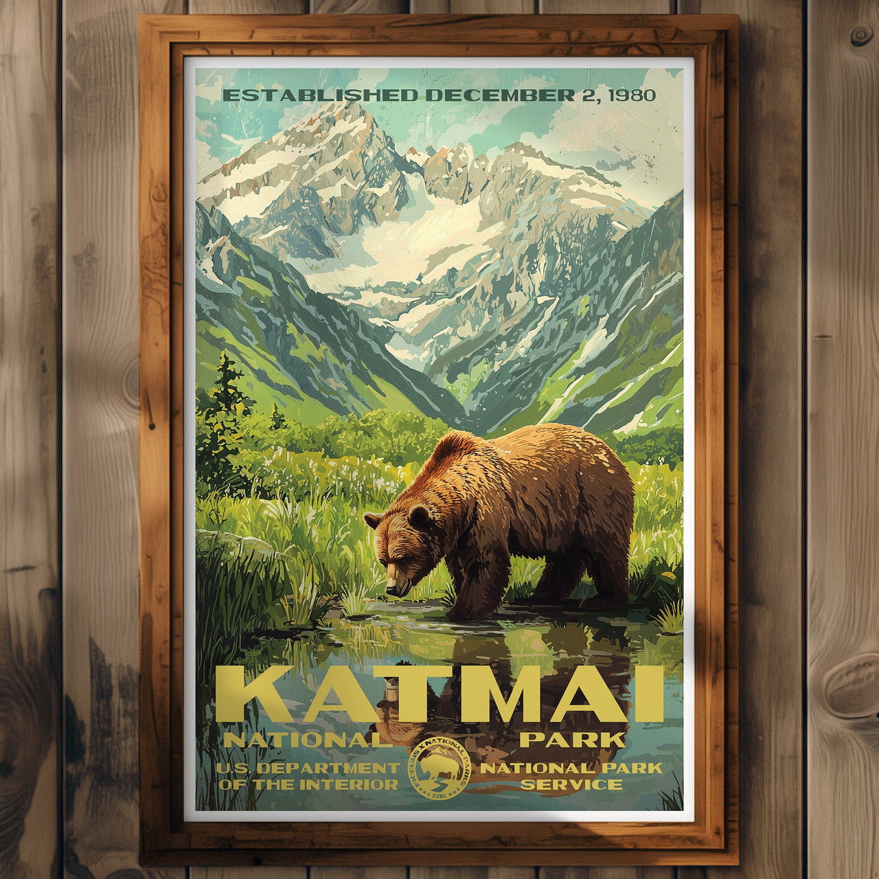 Katmai National Park Poster