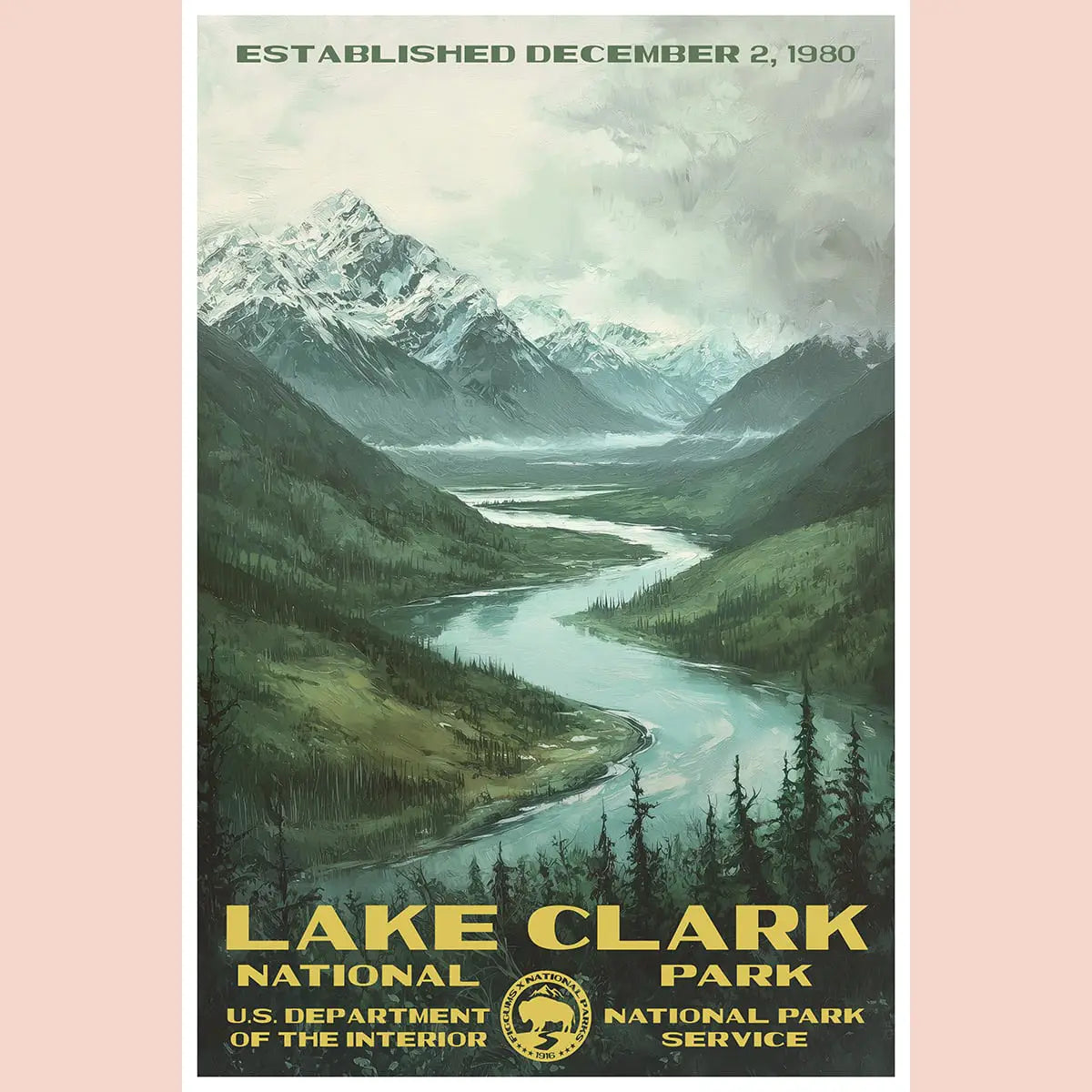 Lake Clark National Park Poster