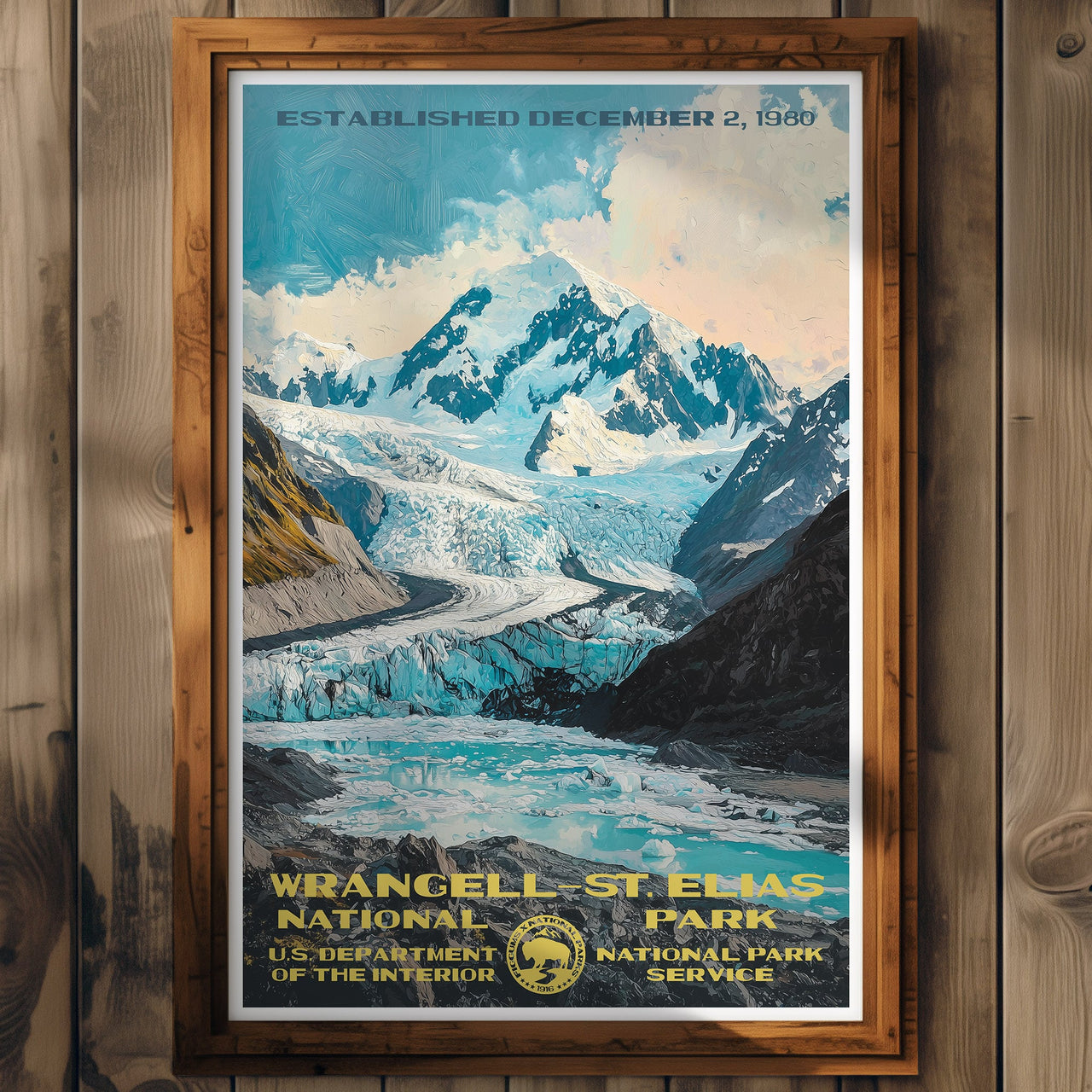 Wrangell St Elias National Park Poster