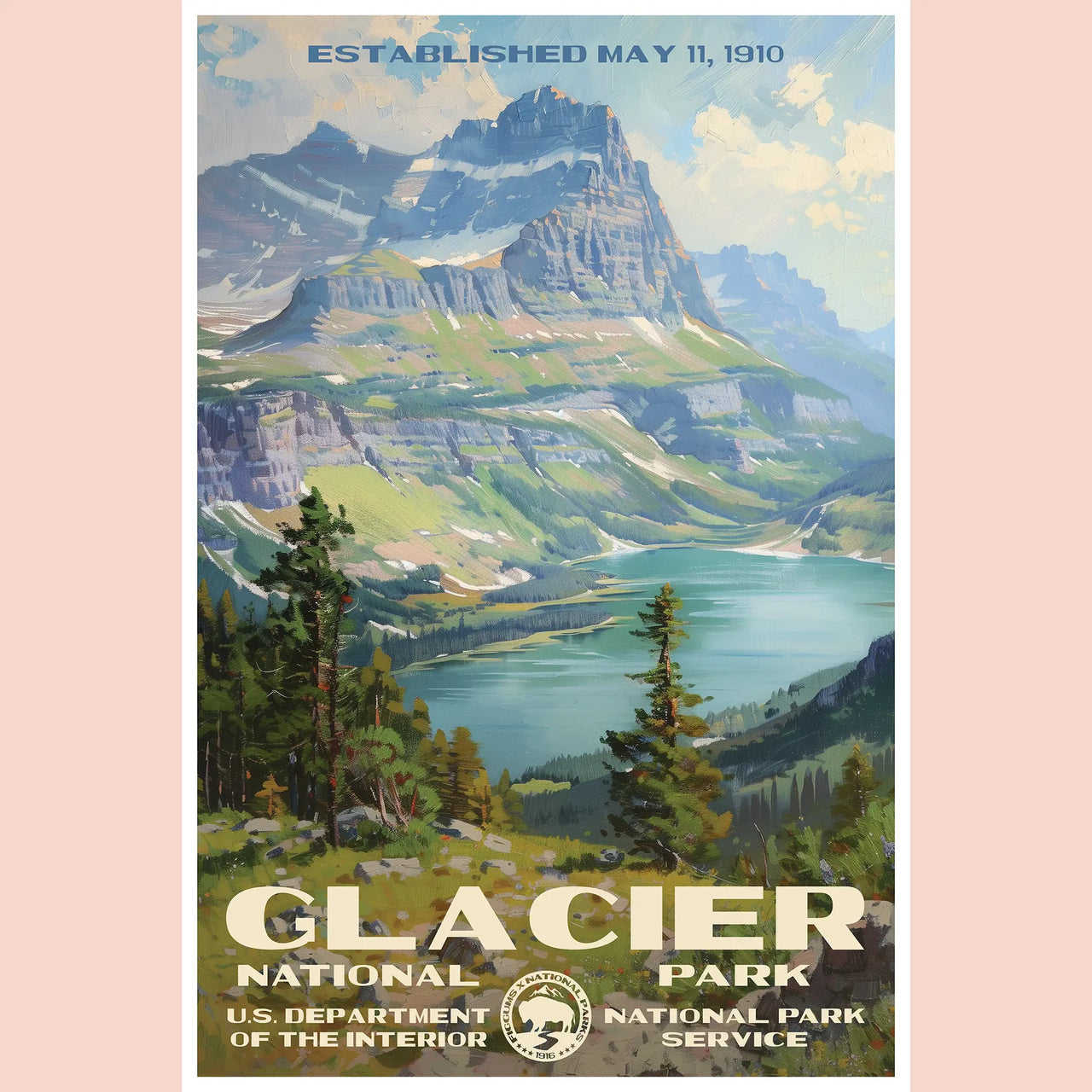 Glacier National Park Print