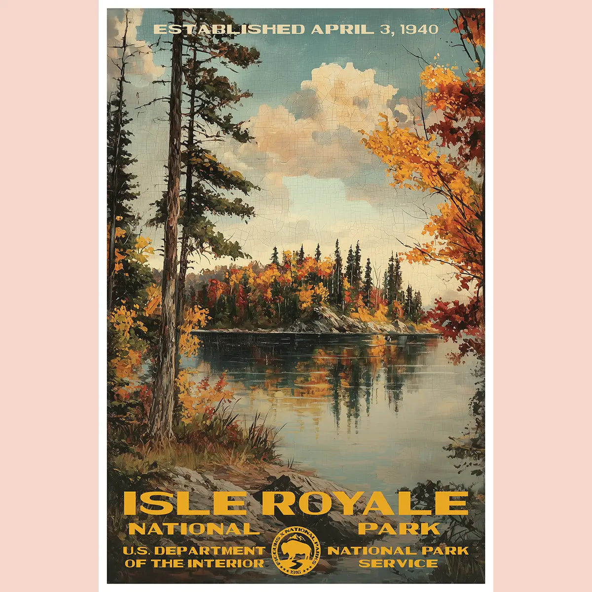 Isle Royale National Park Print