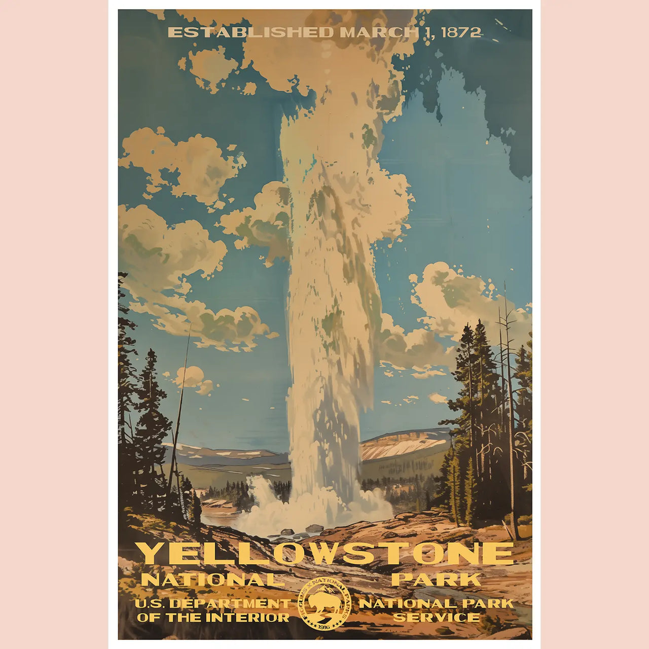 Yellowstone National Park Print